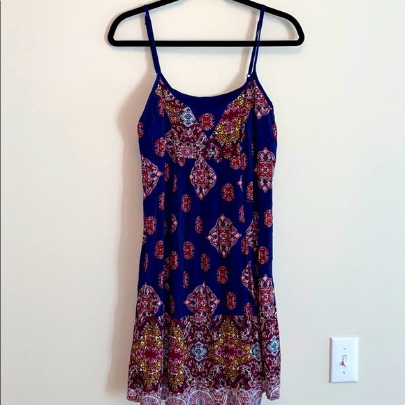 Xhilaration Dresses & Skirts - Navy Pattern Dress